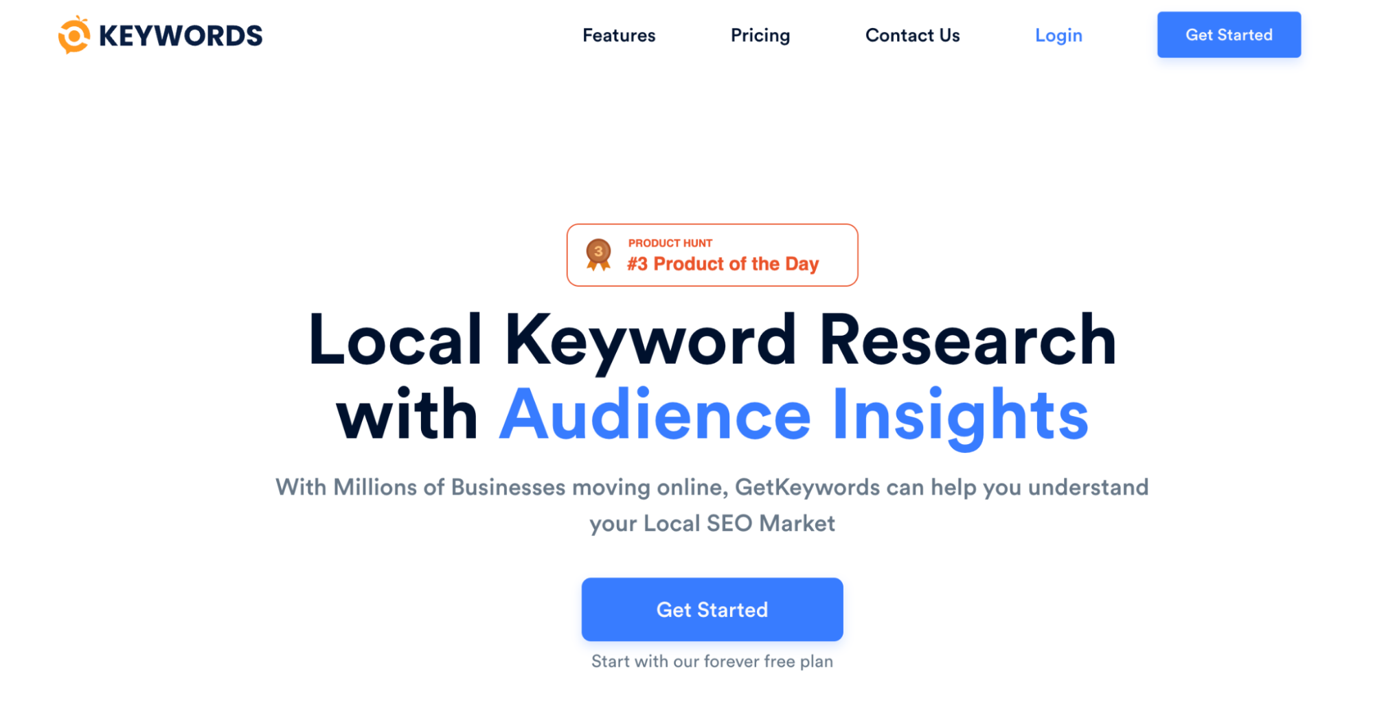 Best free keyword research tools: GetKeywords.