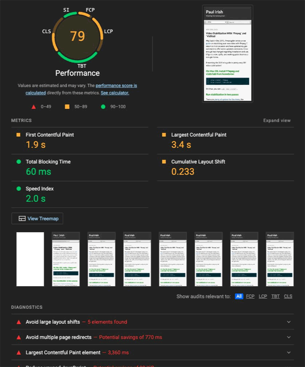 Actualizaciones de Google Lighthouse 11.2.0 llegarán a PageSpeed ​​Insights